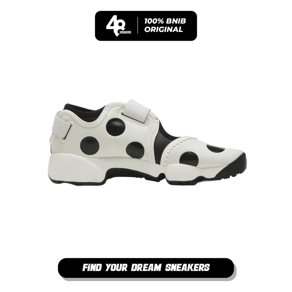 Sepatu Sneakers Wanita Nike Air Rift “Polka Dot” Sail/Black (IR1226-100) Original