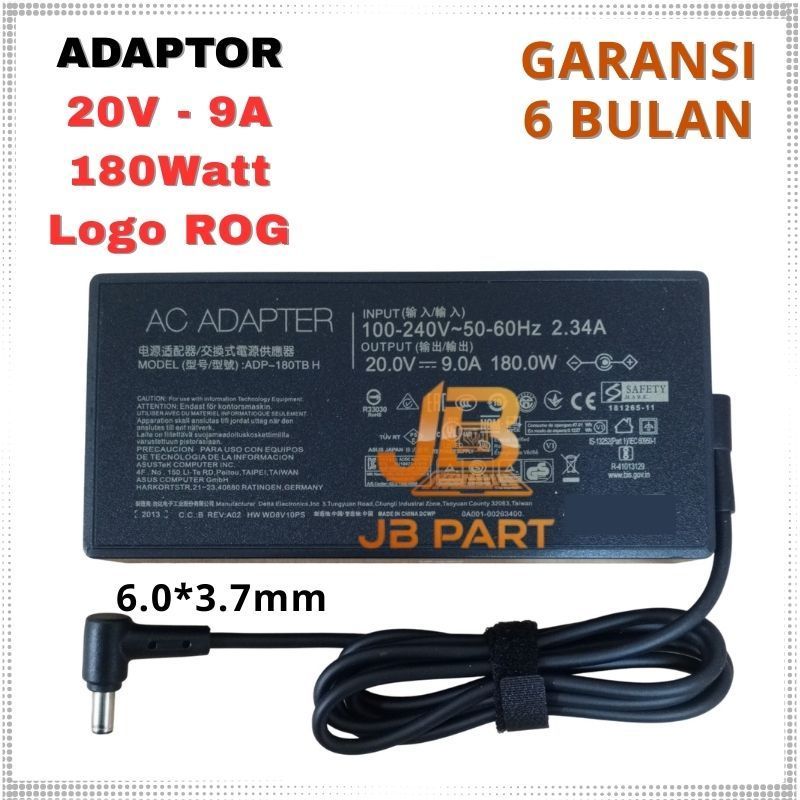 Charger Adaptor Asus ROG Zephyrus GA502DU GA502D GA502 Series -JBPART