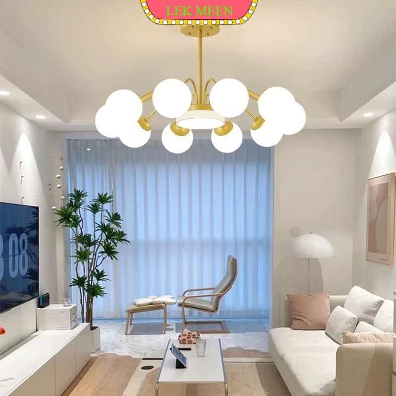 lekmeen- lampu kamar aesthetic lampu gantung ruang tamu minimalis lampu ruang tamu plafon  lampu pla