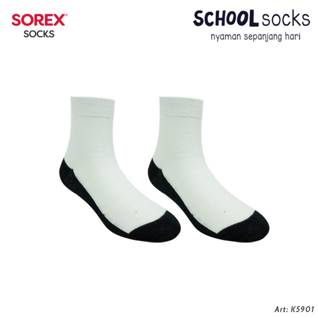 GROSIR 1 LUSIN Sorex Kids School Socks Kaos Kaki Sekolah