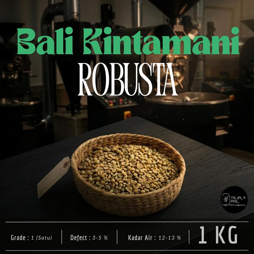 green bean / Biji kopi robusta bali kintamani TERMURAH