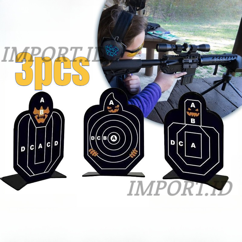 3pcs Tactical Target Papan Shooting Target Mainan Anak Mini Sasaran Tembak Sasaran Latihan Tembak
