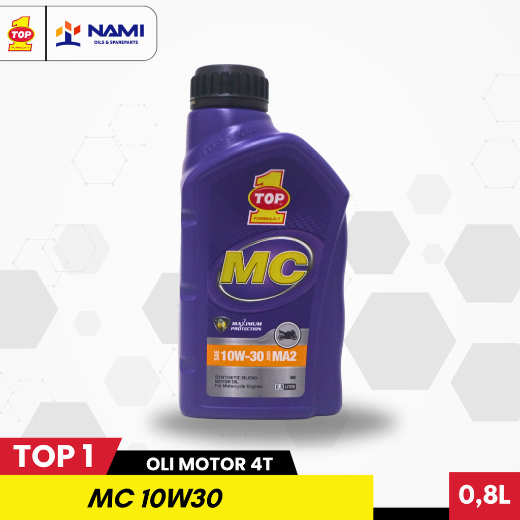 *TOP 1 MC 10W-30 (0,8L)* Synthetic blend motor oil