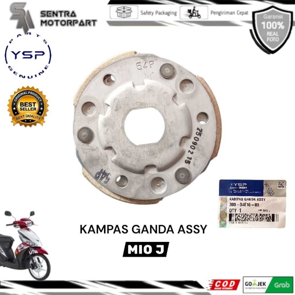 Kampas ganda assy komplit yamaha mio j mio gt fino fi injeksi 115 fcc ysp