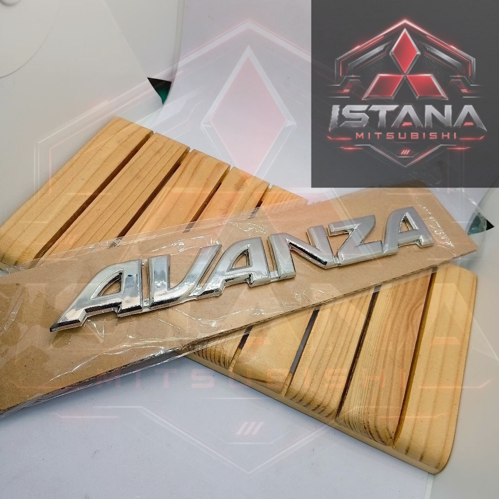 Emblem Logo Tulisan Mobil Avanza Original