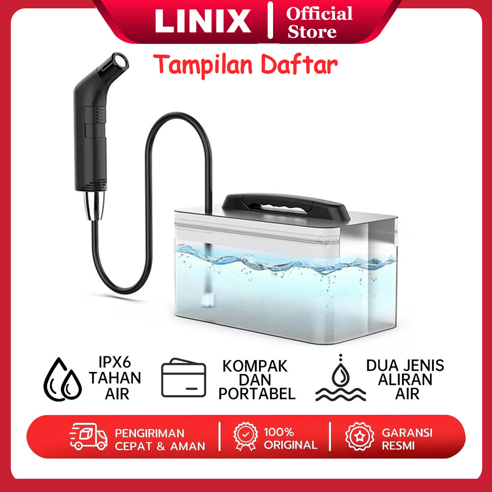 Jet Shower Bidet Portabel Travel Portable Jet Washer Shower Toilet Dilengkapi Wadah Air 2300ml Llibu
