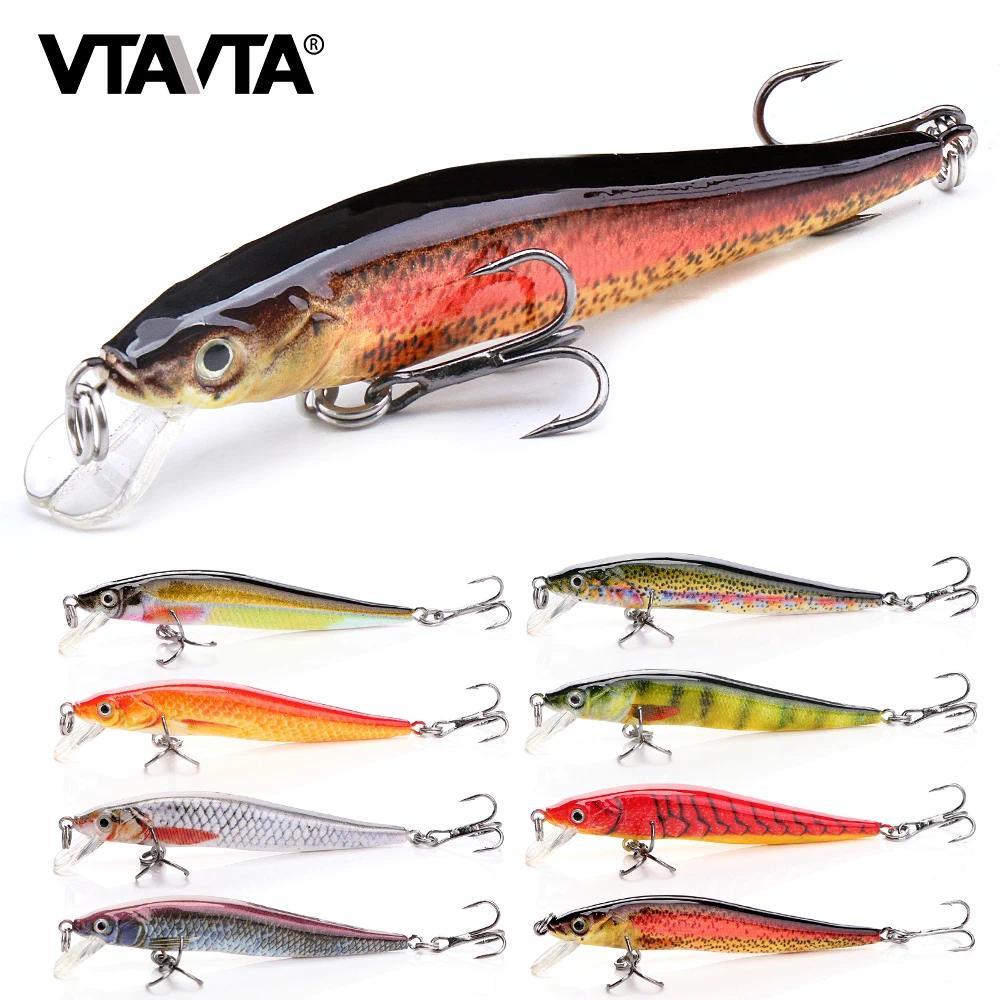 VTAVTA 60mm 2.4g Fishing Mini Wobblers Crank Fishing Lure Artificial Minnow Lures Floating Stickbait