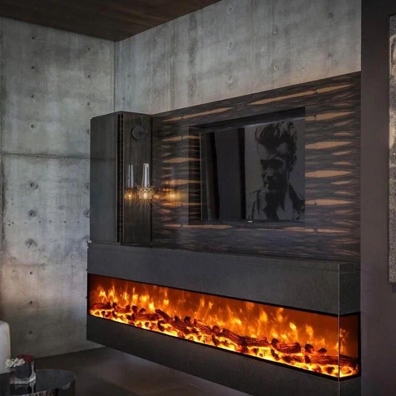 Fireplace Home Decor ert Electric Fireplace Led Light Flame Effect Fireplace