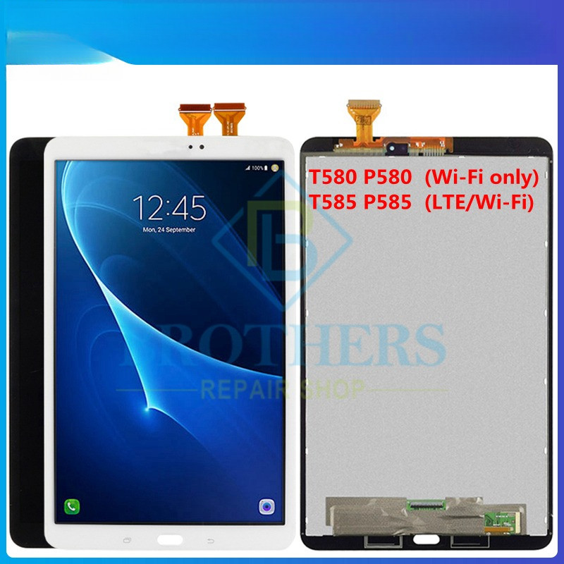 For Samsung Galaxy Tab A 10.1 2016 SM-T580 SM-T585 LCD Dispaly Assembly Tablet LCD Screen Touch Scre