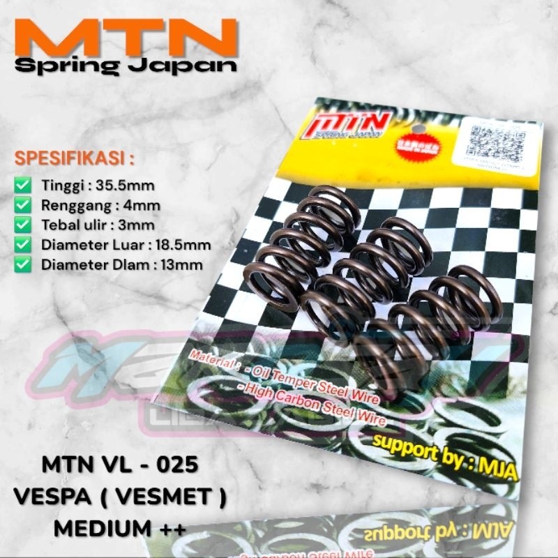 PER KLEP VESPA PER KLEP VESPA METIC PER KLEP MTN VL 025 VESMET SPRING JAPAN