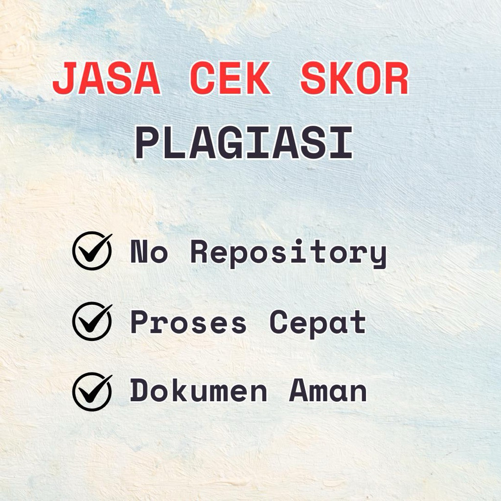 Cek Turnitin & No Repository