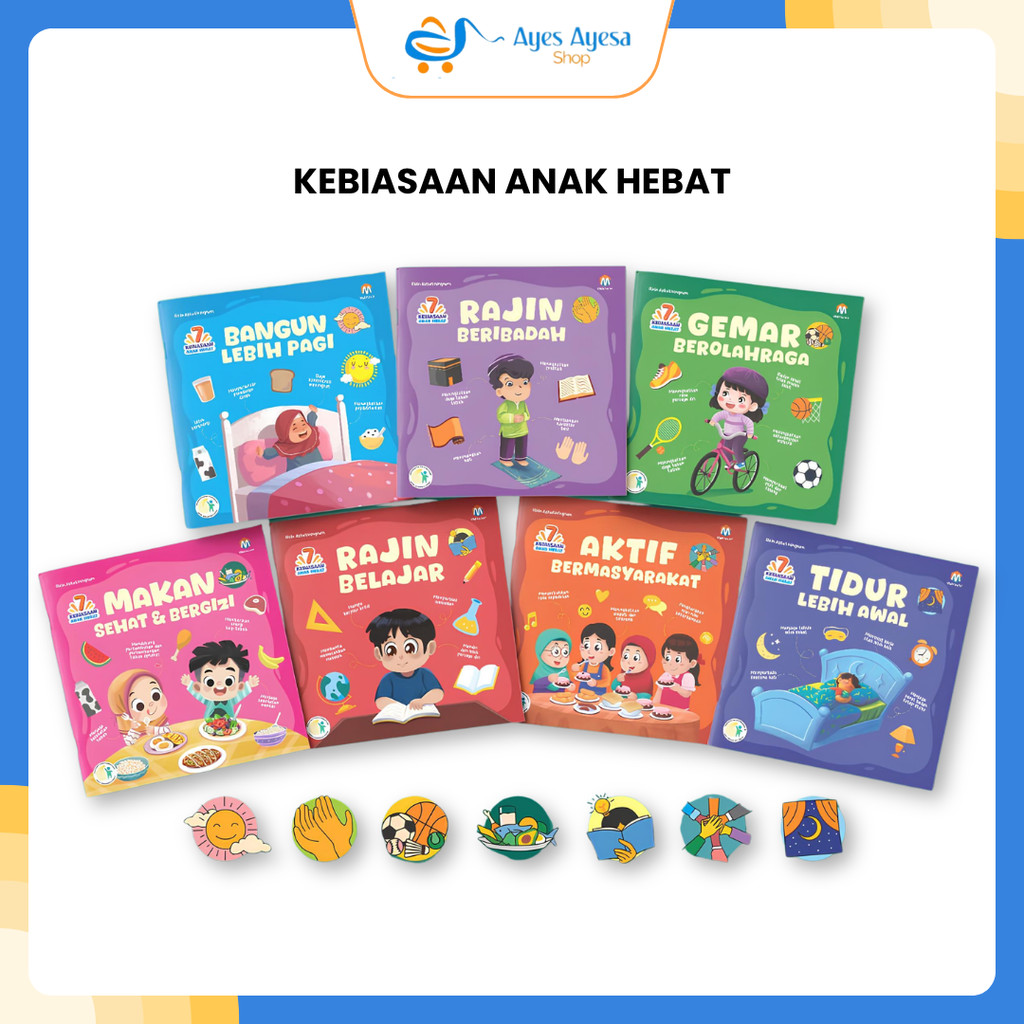 Ziyadbooks Official Buku Adab Dan Akhlak 7 Kebiasaan Anak Hebat Indonesia Islami Muslim PAUD SD TK Z