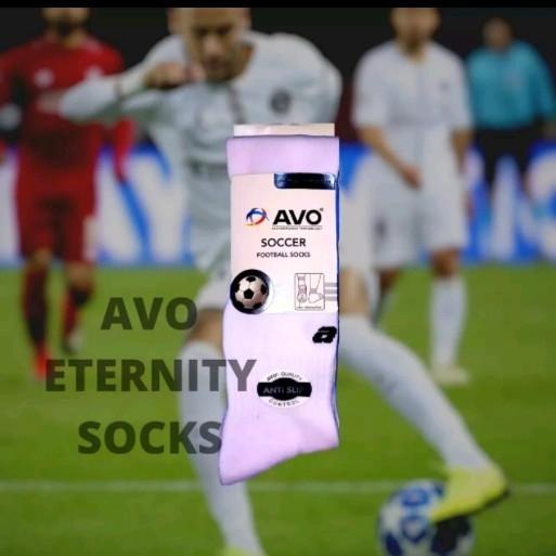 KAOS KAKI BOLA PANJANG AVO SOCCER R8 ANTISLIP - Putih