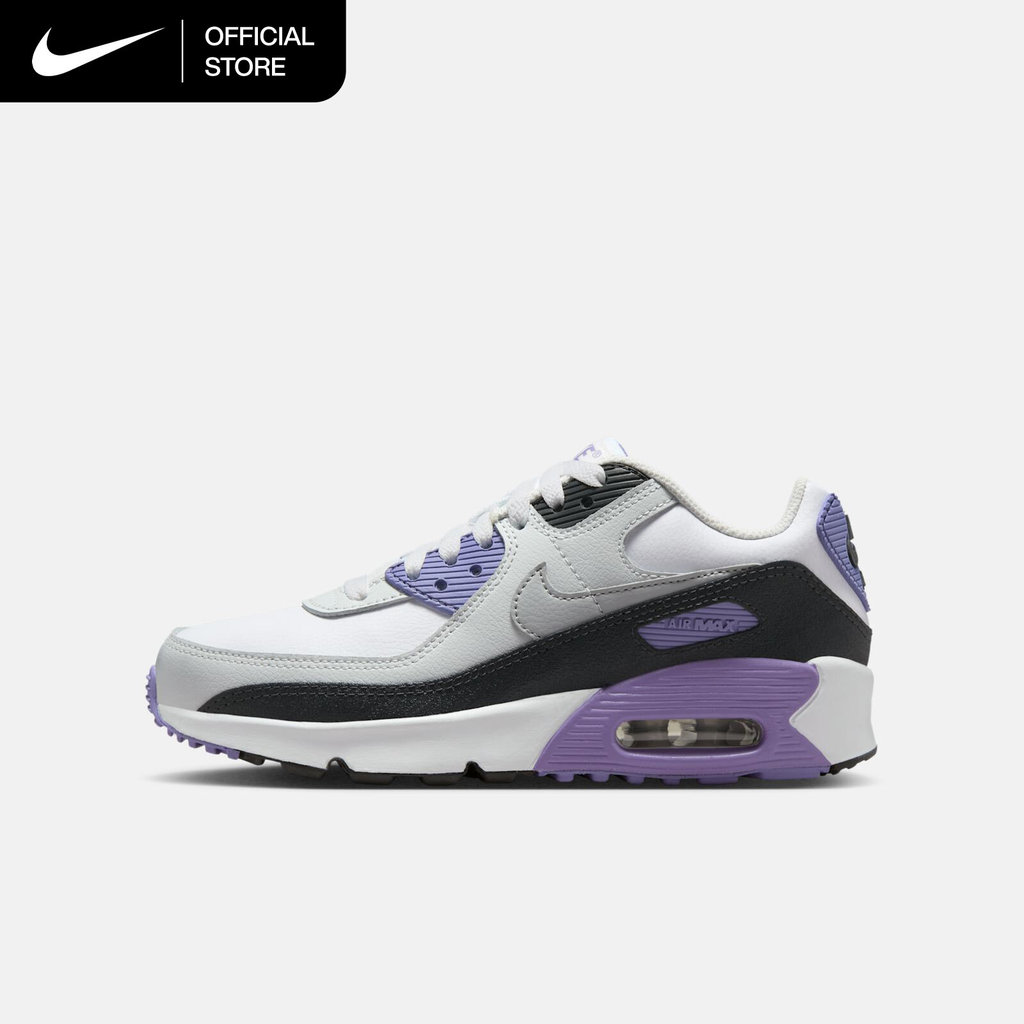 Nike Older Kids' Air Max 90 LTR Shoes - White [CD6864-129]