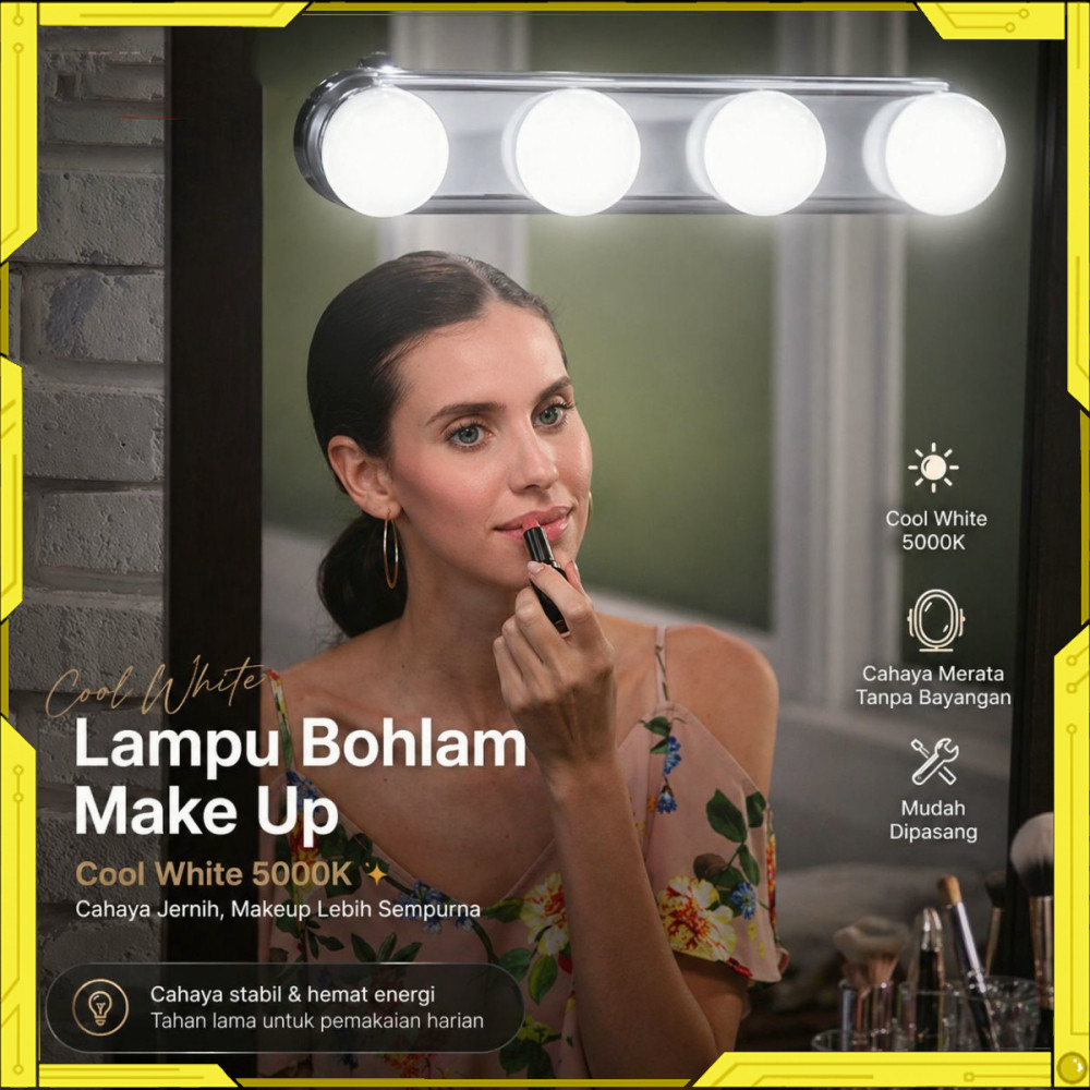 Lampu Bohlam Make Up Studio Glow Super Bright - NJ07004