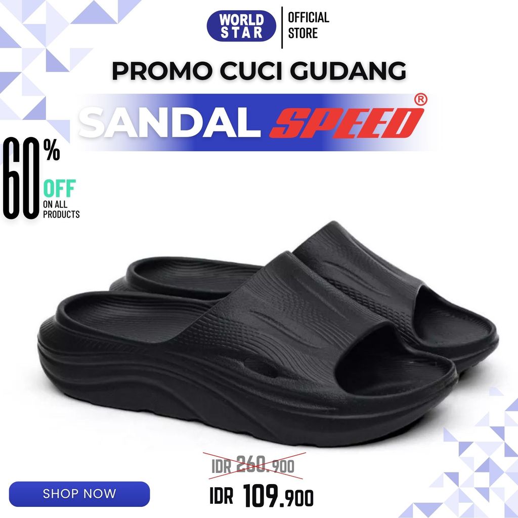 Sandal Speed Fortex  Series 100% ORIGINAL Sendal Selop Pria