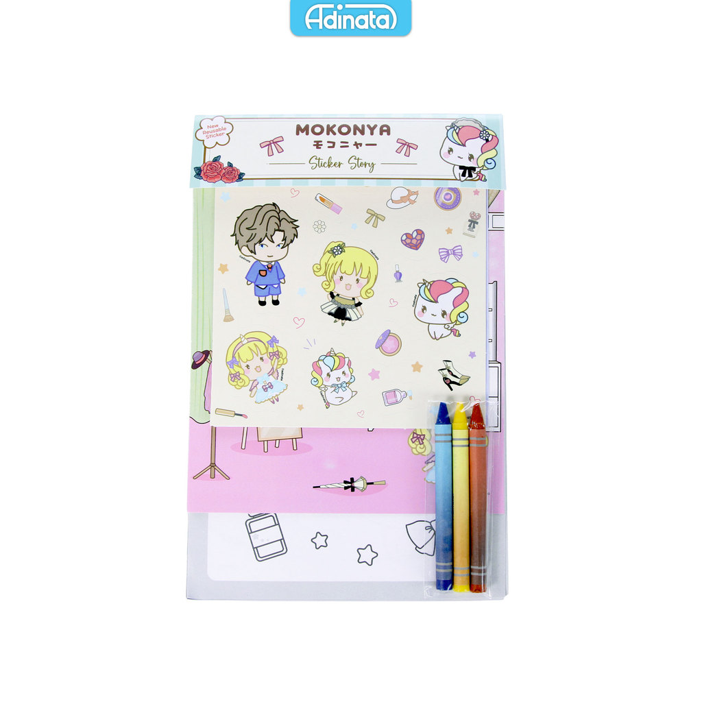 Mokonya Sticker Story Book 2450-6704 - Adinata / Stiker