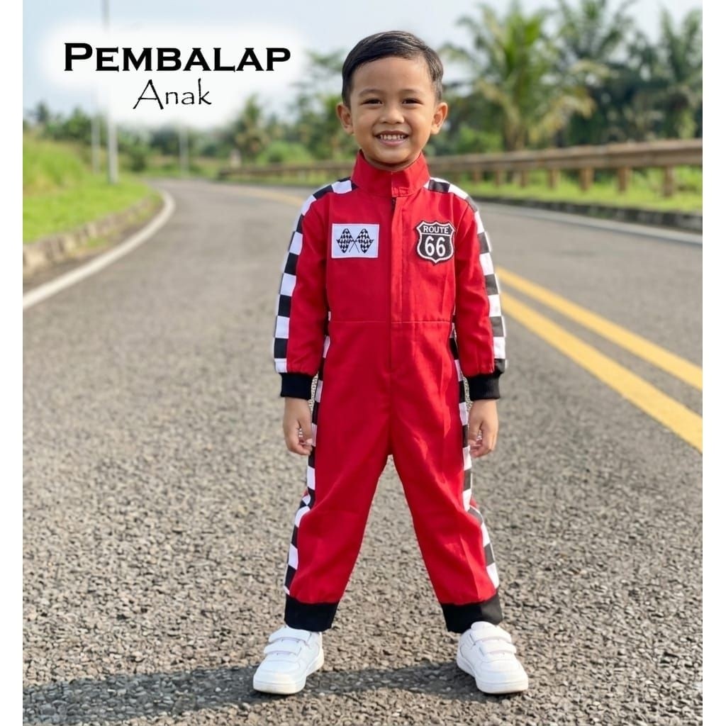 wearpack pembalap anak kostum pembalap anak baju pembalap anak jumper pembalap anak jumsuit pembalap