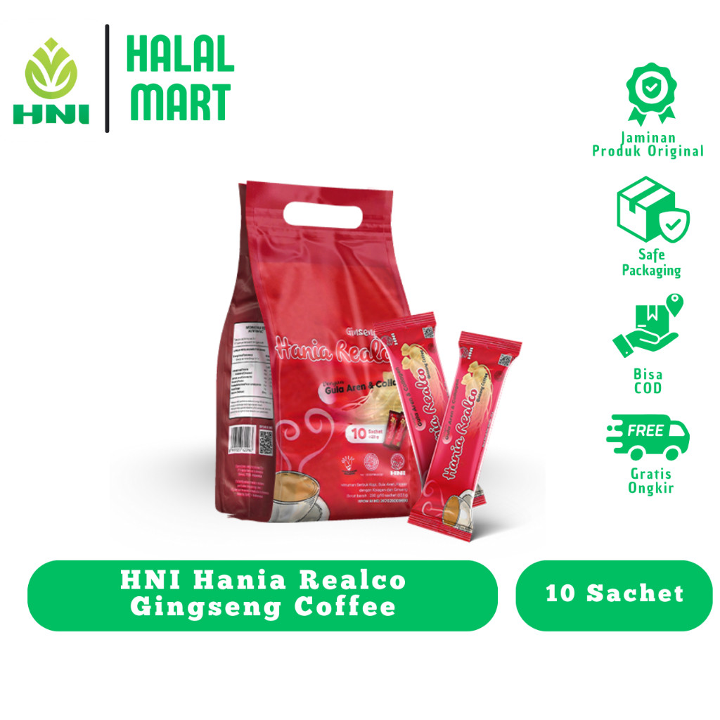 Hania Realco Ginseng Coffee HNI - Kopi Ginseng