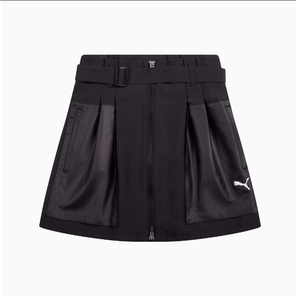 PUMA Rok Pendek Casual / Kasual Wanita FUTURE.PUMA.ARCHIVE Straight Patch Pocket Skirt Warna Puma Bl