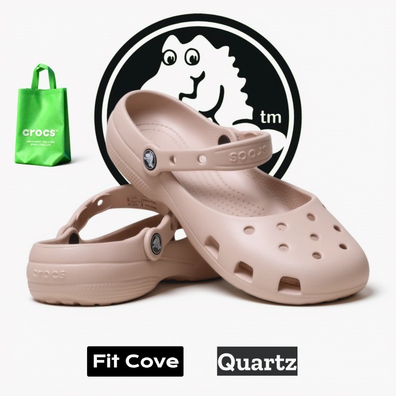 100% ORI Crocs Classic Ballet Clogs / sendal crocs wanita / Crocs Ballet Sandal Sepatu Wanita