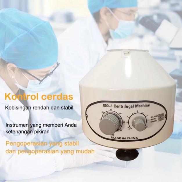 Centrifuge 6 Hole 4000 Rpm Alat Centrifuge Prp Untuk Lab Kecantikan