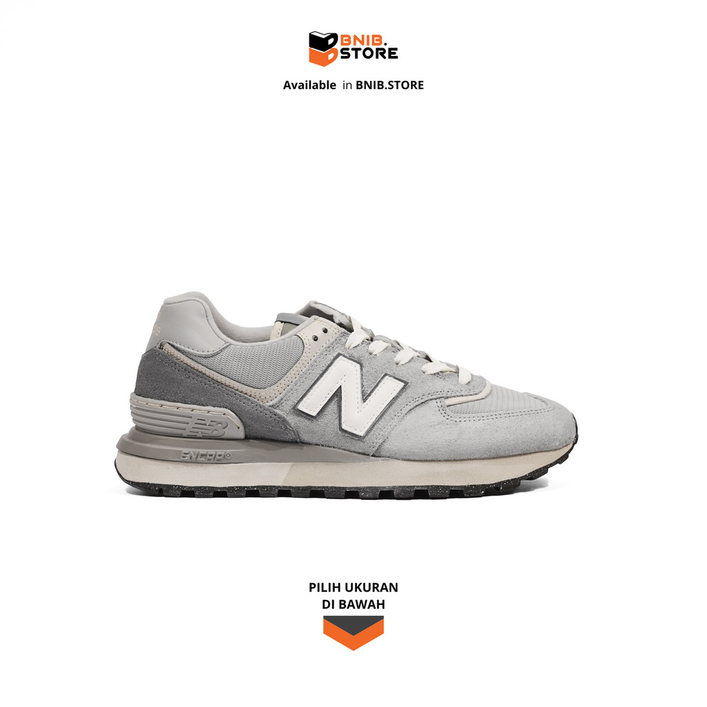 Sepatu Sneakers Pria NB 574 Legacy Grey Original U574LGDG