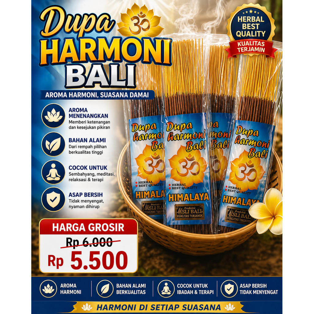 Dupa Wangi Dupa Harmoni Bali Asli