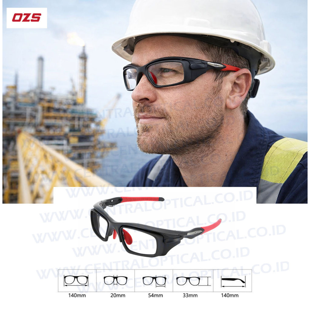 Kacamata Safety Minus / Rx / Prescription Warrior ANSI z87