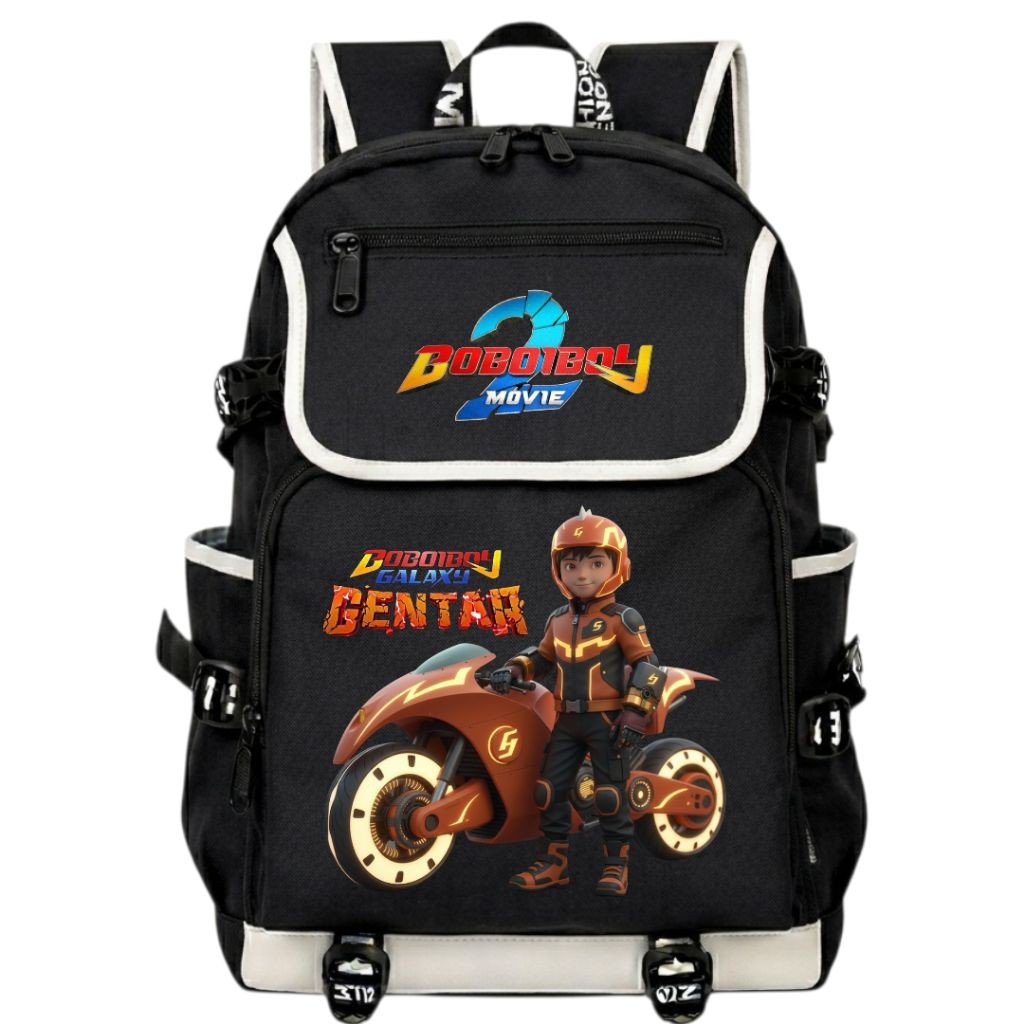 DNA_BAGS - Tas Sekolah Anak Laki Laki TK SD Karakter BoBoiBoy Galaxy FrostFire Gentar Baraju