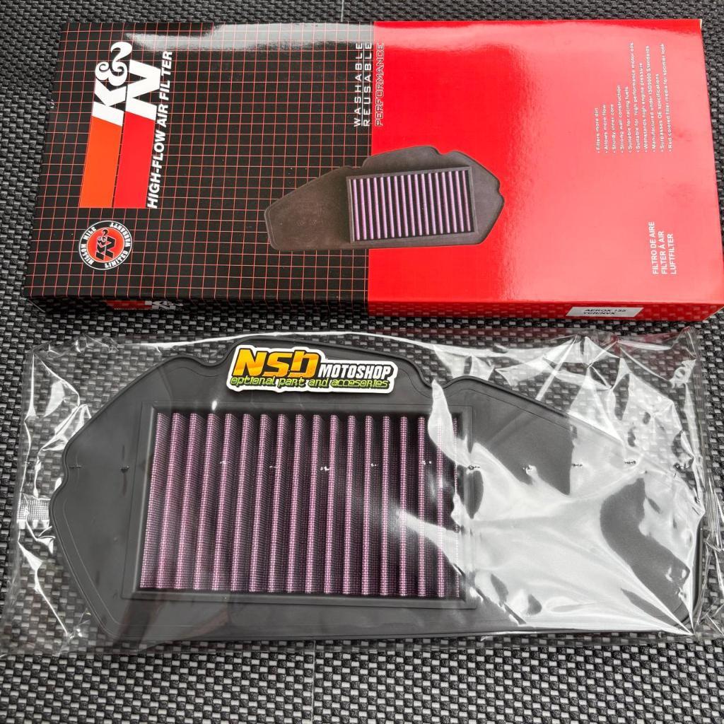 Filter Udara K&N Racing Hybrid For Aerox 155 NVX Filter Udara Hybrid Aerox 155 NVX By K&N Racing