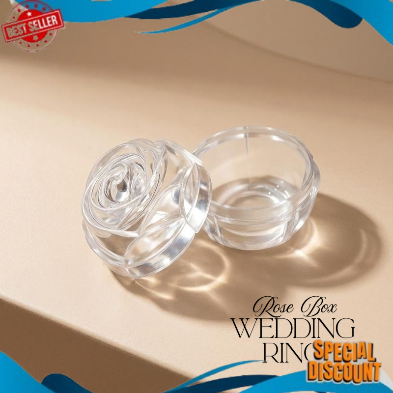 PALING DICARI  Box Cincin Pernikahan Aksesoris Kalung Gelang Rosario Perhiasan Wedding Ring Organize