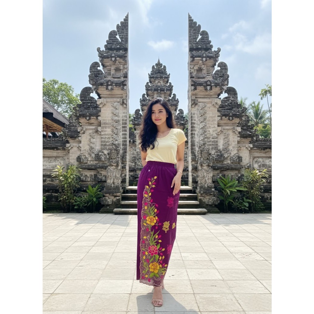 JUANXSHOP Kamen jadi bali | kamen Katun dengan motif terbaru | rok jadi bawahan tradisional Rok Bord