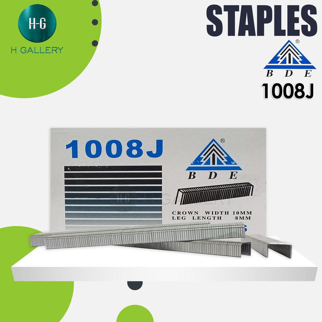 BDE - J10 STAPLES - ISI STAPLES 1008J / J1008 / 1008-J - 5.000PCS *S