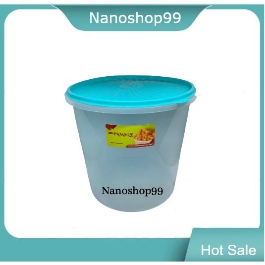 Toples Plastik 10 Liter Aquarius PAMELA  / Toples Besar Murah 10 L Toples / Nanoshop99