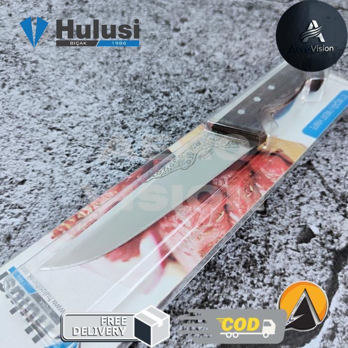 Pisau Butcher knife Hulusi straight 16 cm original turkey 10121.16 - 16 cm