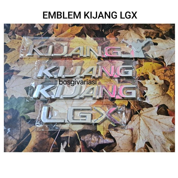 New PROMO Emblem kijang lgx chrome / emblem kijang kapsul  lgx / emblem kijang kapsul kepala belakan