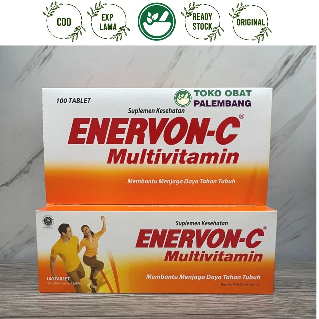 1 BOX ENERVON C STRIP ISI 100TABLET ENERVON-C STRIP BOX MULTIVITAMIN ENERVONC STRIP VITAMIN C VITAMI