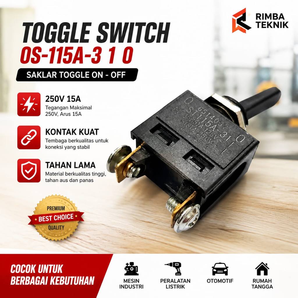 Saklar Gerinda Switch Gerinda RYU RSG 100-3 Ryu Original