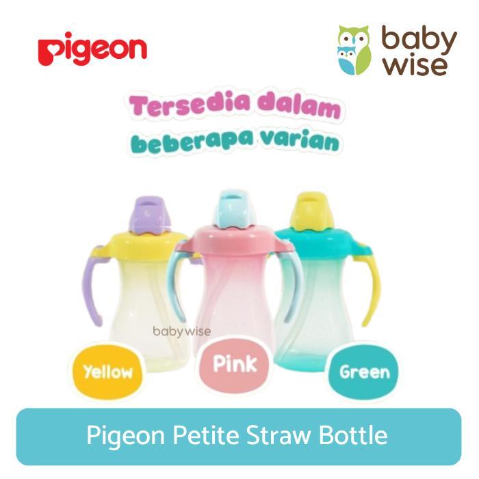 Ready Pigeon Straw Bottle | Pigeon Petite Straw Bottle | Pigeon Tall Straw Bottle - Botol Minum Bayi
