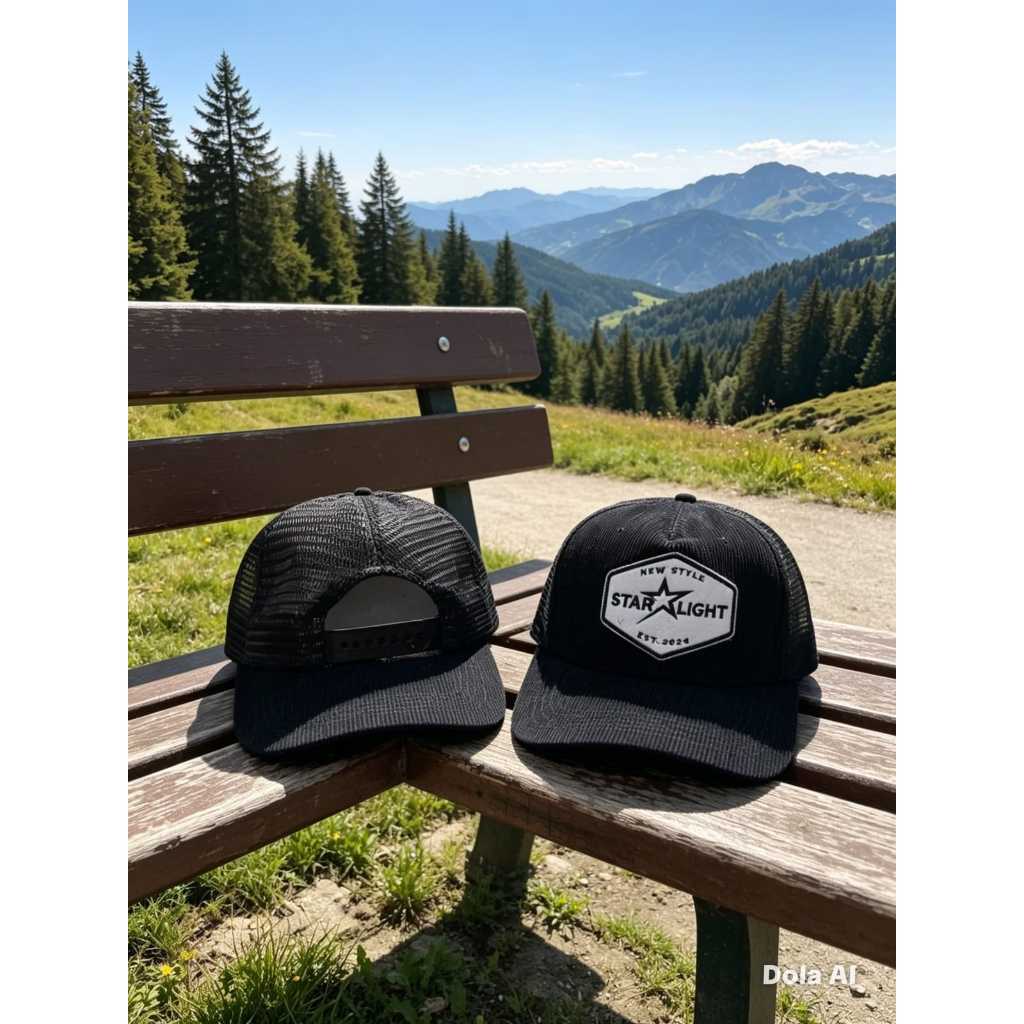 Topi Trucker Corduroy HCKR Hitam Pria Topi Trucker Jaring Corduroy HCKR Hitam Pria Dewasa