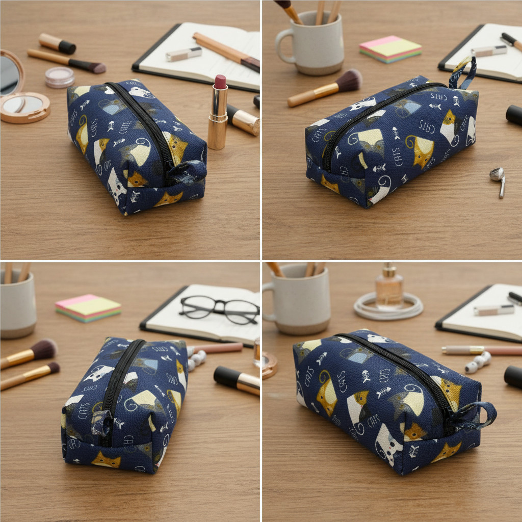 Dompet Pouch Souvenir Kanvas Murah Banyak Motif Non Packing
