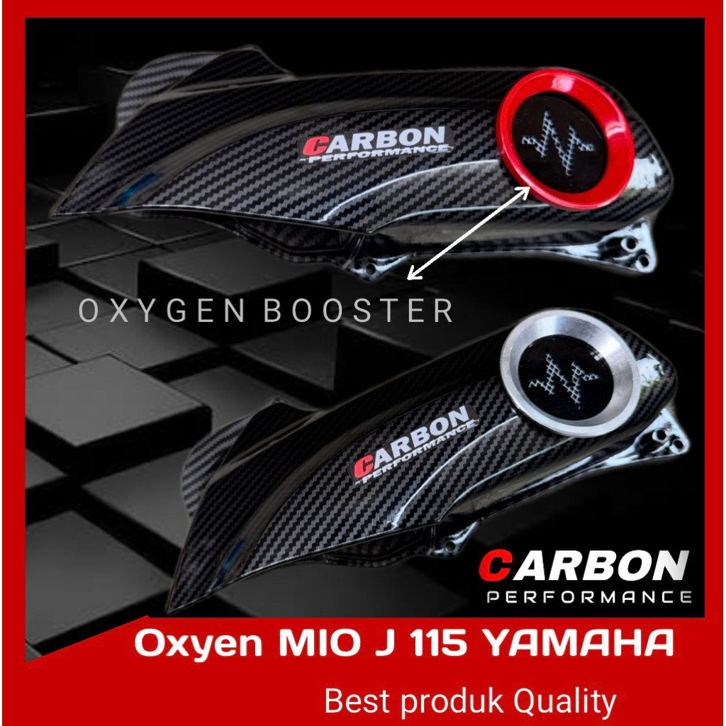 (Elvonik) CORONG UDARA TUTUP FILTER MIO J CARBON CORONG RAPAT  Mio j Mio soul gt 115 fino 115 x ride