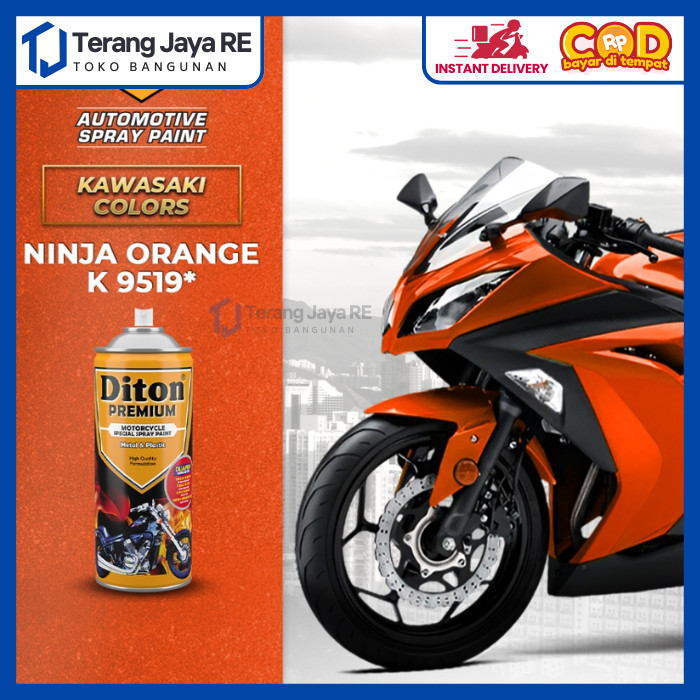 Cat Semprot Diton Premium 400cc 9519* Ninja Orange