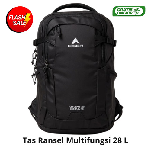 DISKON MURAH EGER Kanawa Commute 28 1.0  Tas Ransel Pria Waterproof Tas Outdoor Anti Air Backpack La
