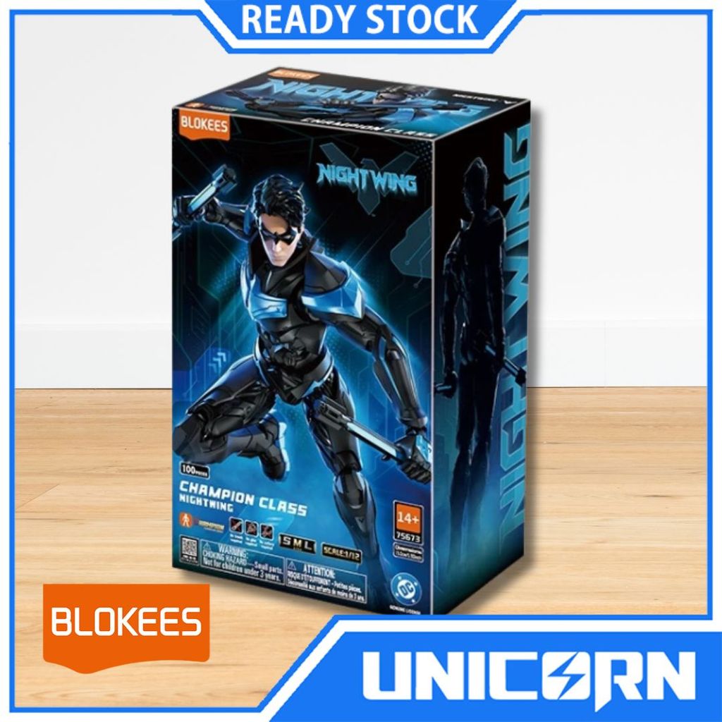 Blokees Champion Class Nightwing DC03 / Blokees Night Wing CC
