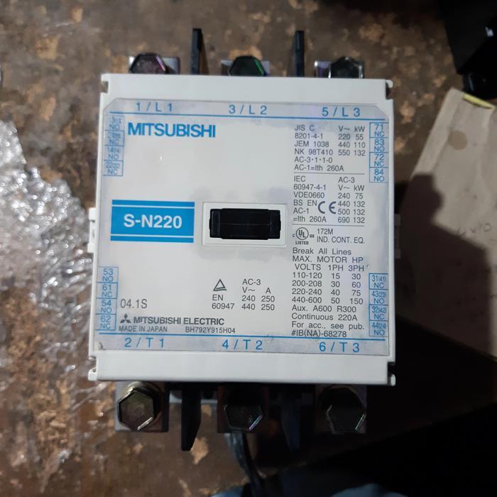 contactor mitsubishi sn 220 380v normal 85%