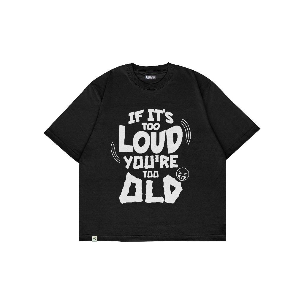 MAX COMPANY Tshirt Boxy Oversize Loud Jet Black