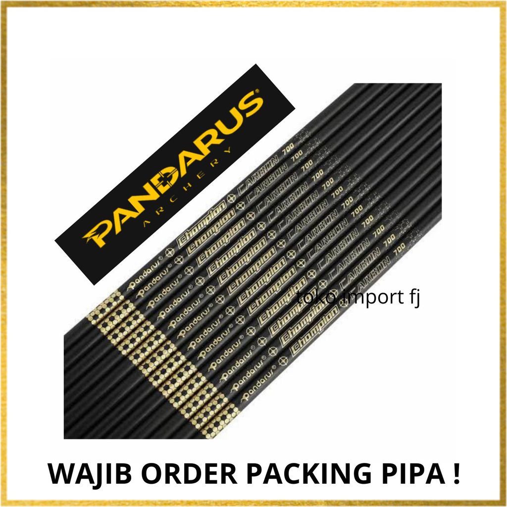 Batang Karbon Pandarus Champion 12pcs ID4.2mm Pandarus Champion Arrow Tube 700 800 Straightness 0.00