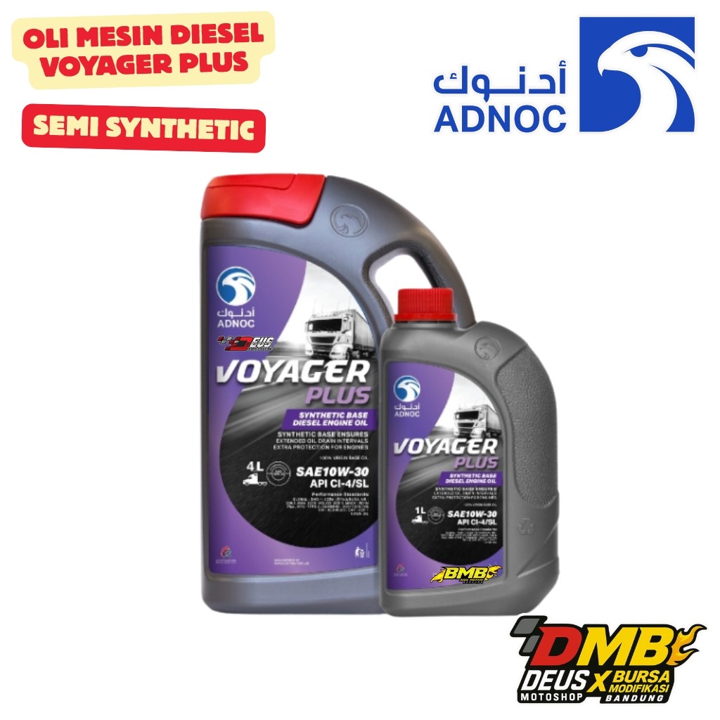 Adnoc Oli Mobil Diesel ADNOC Voyager Plus 10W30 - 1 Liter